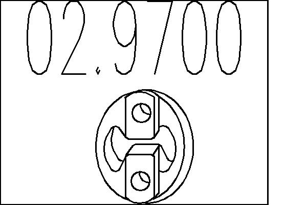 MTS Anschlagpuffer, Schalldämpfer 029700 für Ford