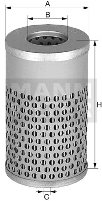 MANN-FILTER Filter, Arbeitshydraulik mit Dichtung