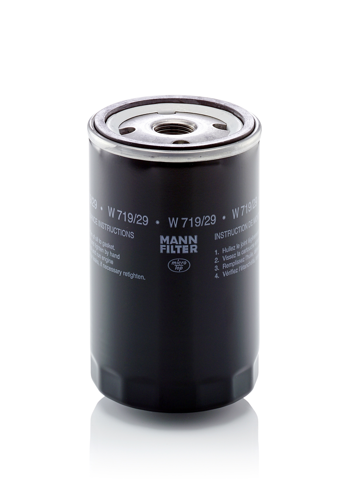 MANN-FILTER Ölfilter w71929 Anschraubfilter 123mm Gewindemaß3/4-16 UNF für Opel GM LDV VM