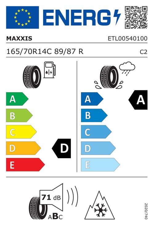 MAxxis 165/70R14 89/87R - Vansmart A/S AL2