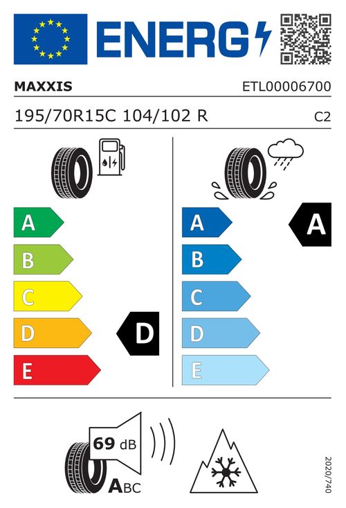 MAxxis 195/70R15 104/102R - Vansmart A/S AL2