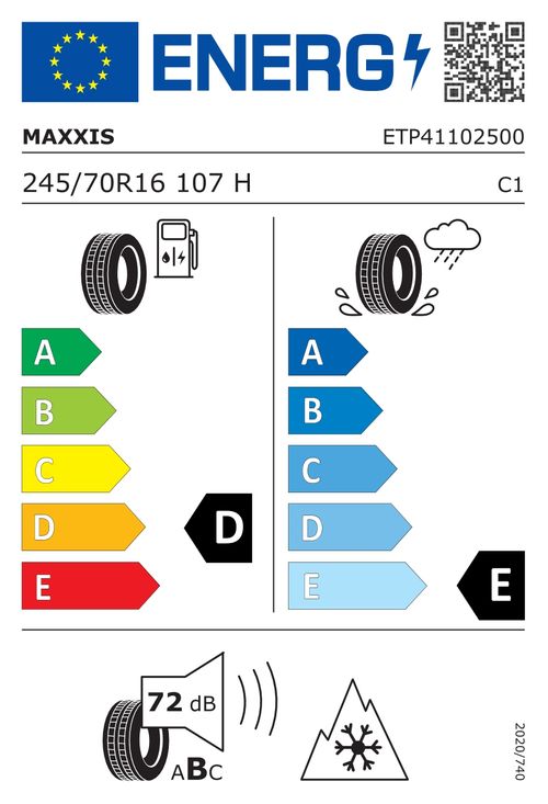 MAxxis 245/70R16 107H - MA-SW