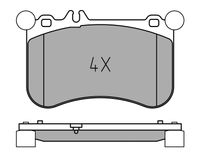 MEYLE Bremsbelagsatz, Scheibenbremse "MEYLE-PD: Advanced performance and design.", Art.-Nr. 025 252 1917/PD
