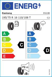 Nankang Sommerreifen "195/75R16 110/108T - Passion CW-20", Art.-Nr. EG108