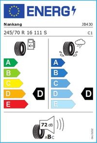 Nankang Sommerreifen "245/70R16 111S - 4x4 WD A/T FT-7", Art.-Nr. JB430