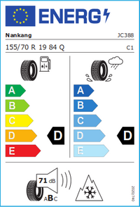 Nankang Winterreifen "[Nankang] 155/70R19 84Q - ICE ACTIVA Ice-1", Art.-Nr. JC388