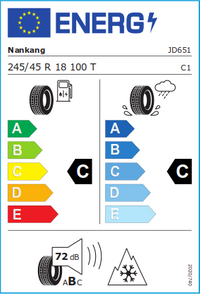 Nankang Winterreifen "[Nankang] 245/45R18 100T - ICE ACTIVA 2", Art.-Nr. JD651