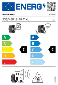 Nankang Winterreifen "[Nankang] 235/45R18 98T - ICE ACTIVA 2", Art.-Nr. JD648