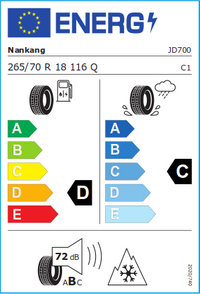 Nankang Winterreifen "[Nankang] 265/70R18 116Q - Wintersaf WS-1", Art.-Nr. JD700