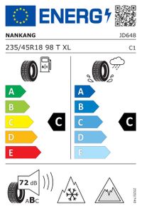 Nankang Winterreifen "[Nankang] 235/45R18 98T - ICE ACTIVA 2", Art.-Nr. JD648