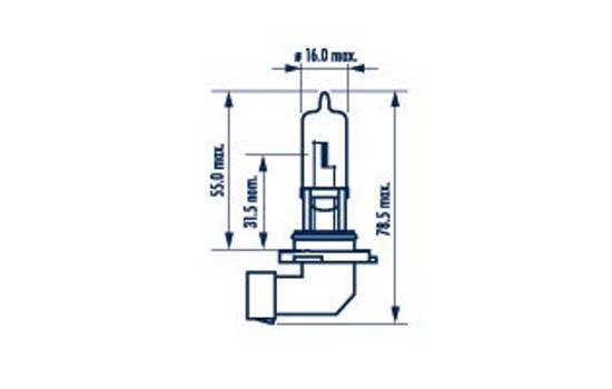 NARVA Glühlampe, Nebelscheinwerfer 480054000