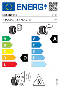 Nexen Tire Ganzjahresreifen "[Nexen] 235/45ZR17 97Y - N blue 4 Season 2", Art.-Nr. 10194NX