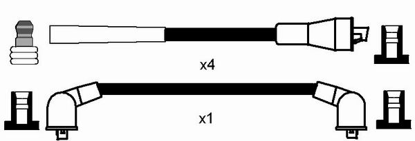 NGK Zündleitungssatz 8568