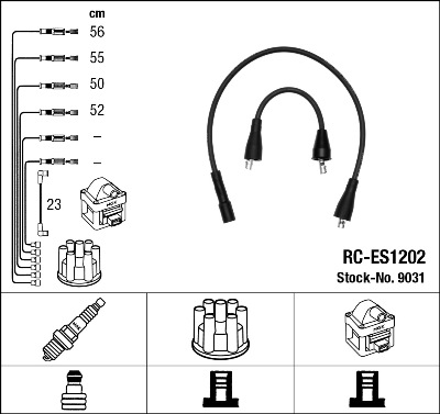 NGK Zündleitungssatz 9031 für Suzuki