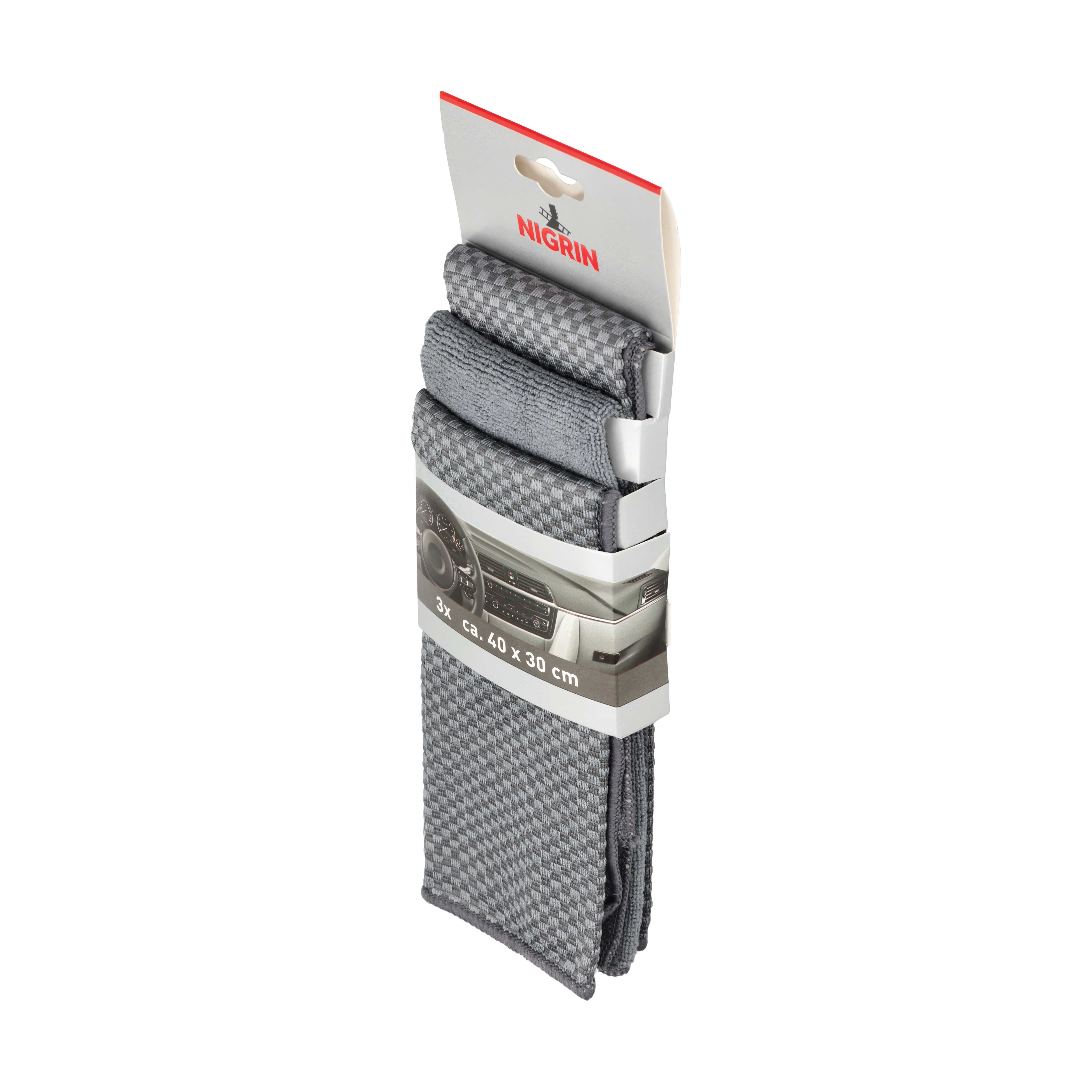 Nigrin Mikrofasertücher Rolle 3-teilig - Image 3