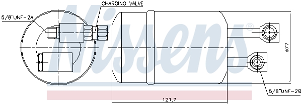 NISSENS Trockner, Klimaanlage 95134 für Volvo
