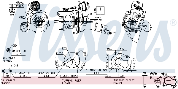 Nissens Lader, Aufladung 93163 Für Opel Volvo Mitsubishi Nissan Renault