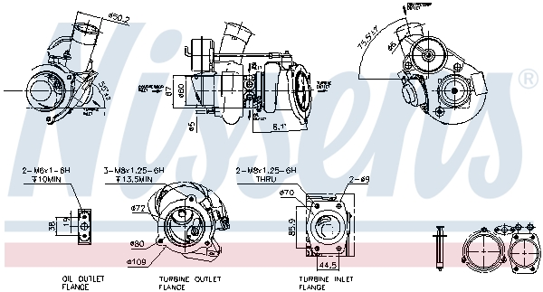 Nissens Lader, Aufladung 93147 Für Volvo Mitsubishi