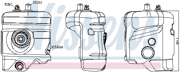NISSENS Ausgleichsbehälter, Kühlmittel 996034 für RENAULT TRUCKS