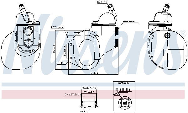 NISSENS Ausgleichsbehälter, Kühlmittel 996090 für Volvo
