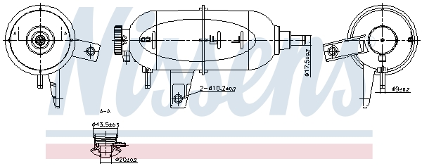 NISSENS Ausgleichsbehälter, Kühlmittel 996331 für TOYOTA