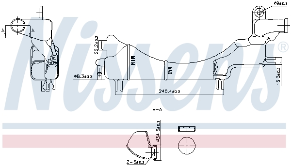 NISSENS Ausgleichsbehälter, Kühlmittel 996334 für HONDA
