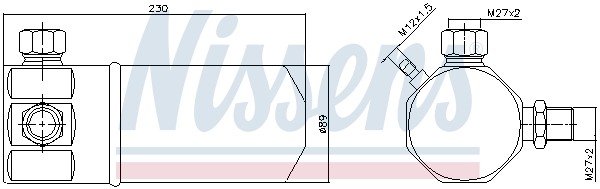 NISSENS Trockner, Klimaanlage 95137 für Volvo