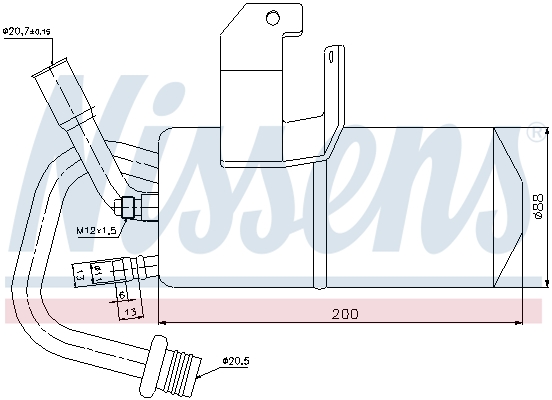 NISSENS Trockner, Klimaanlage 95317 für MAZDA