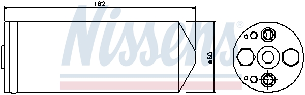 NISSENS Trockner, Klimaanlage 95345 für MAZDA
