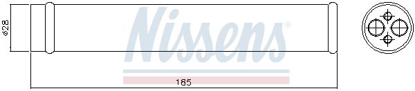 NISSENS Trockner, Klimaanlage 95367 für Vaughall