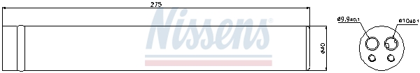 NISSENS Trockner, Klimaanlage 95441 für NISSAN