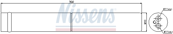 NISSENS Trockner, Klimaanlage 95442 für VW