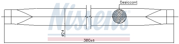 NISSENS Trockner, Klimaanlage 95573 für Ford