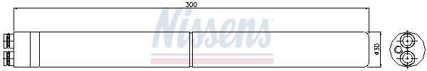 NISSENS Trockner, Klimaanlage 95443 für ALFA ROMEO