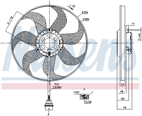 NISSENS Lüfter, Motorkühlung 85798 für VW (FAW)