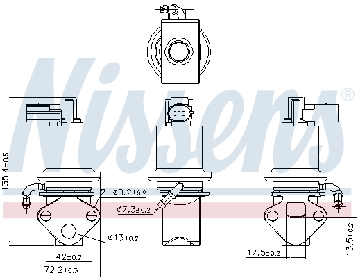 NISSENS AGR-Ventil 98158 für VW