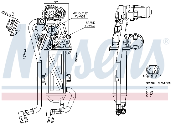 NISSENS AGR-Modul 98375 für VW SEAT