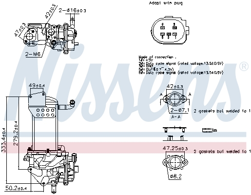 NISSENS AGR-Modul 98359 für VW