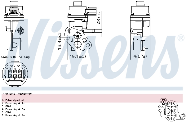 NISSENS AGR-Ventil 98365 für MAZDA