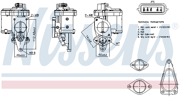 NISSENS AGR-Ventil 98272 für RENAULT Suzuki