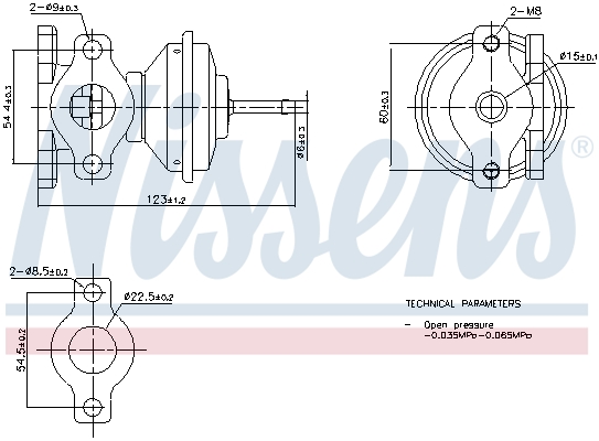 NISSENS AGR-Ventil 98471 für VW