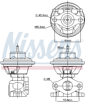 NISSENS AGR-Ventil 98479 für KIA