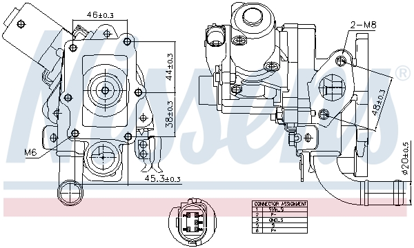NISSENS AGR-Ventil 98514 für KIA