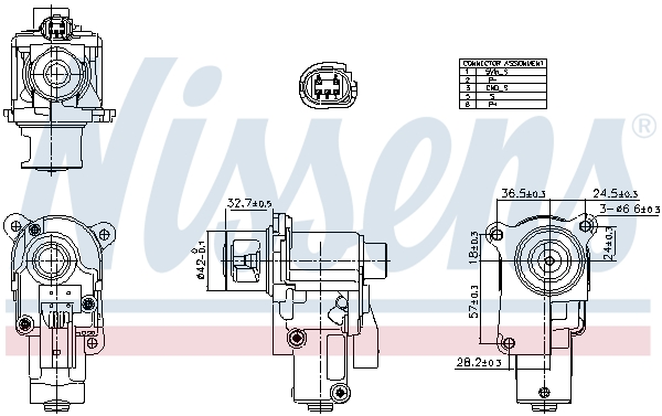 NISSENS AGR-Ventil 98552 für VW