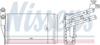 NISSENS Wärmetauscher, Innenraumheizung, Art.-Nr. 70221