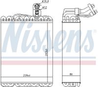 NISSENS Verdampfer, Klimaanlage, Art.-Nr. 92135