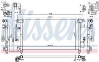 NISSENS Kondensator, Klimaanlage "** FIRST FIT **", Art.-Nr. 94184