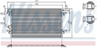 NISSENS Kondensator, Klimaanlage "** FIRST FIT **", Art.-Nr. 94856