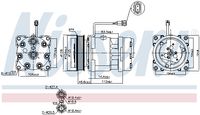 NISSENS Kompressor, Klimaanlage "** FIRST FIT **", Art.-Nr. 89083