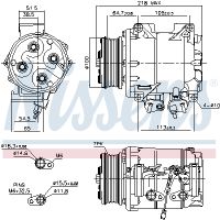 NISSENS Kompressor, Klimaanlage "** FIRST FIT **", Art.-Nr. 89242